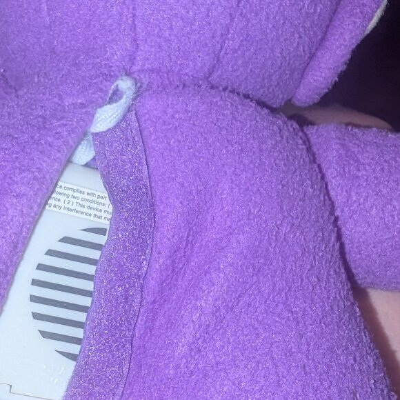 Vintage 90s Playskool Purple Tinky Winky Teletubbies Talking Plush Doll 17" - Picture 3 of 3